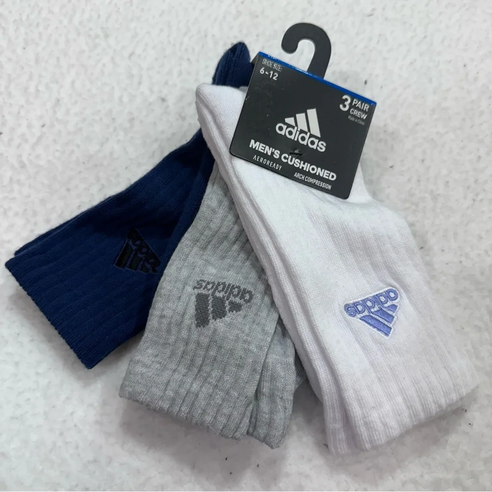 Adidas Men's Cushioned Crew Socks